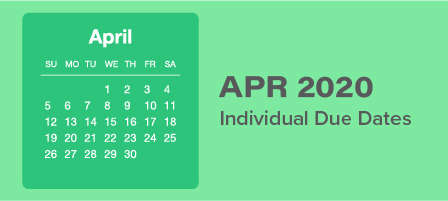 April 2020 Individual Due Dates | Chrysler & Gordon