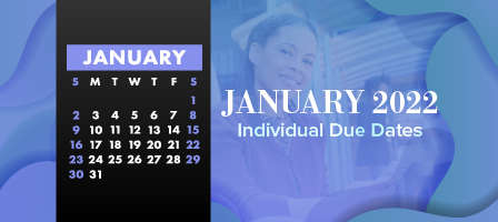  January 2022 Individual Due Dates