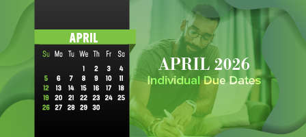 April 2026 Individual Due Dates