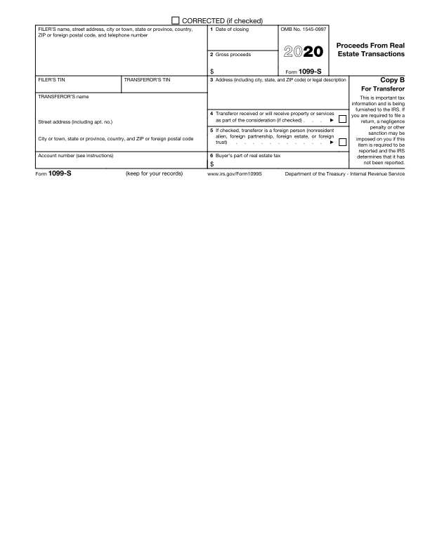 IRS Help – Form 1099S Reporting | Legacy Tax & Resolution Services